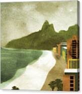 Vintage Poster Brazil Canvas Print