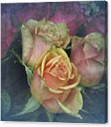 Vintage Sunday Roses Canvas Print