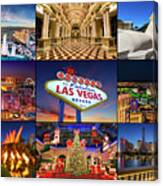 Viva Las Vegas Collection 2 Canvas Print