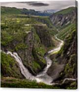 Voringfossen - Eidfjord, Norway - Landscape, Travel Photography Canvas Print