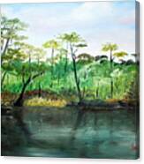 Waccamaw River - Impressionist Canvas Print