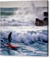 Waimea Bay Surfer Canvas Print