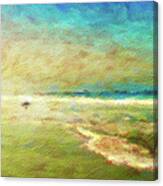 On The Beach Canvas Print