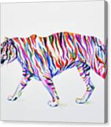 Walking Tiger Canvas Print