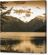 Wallowa Lake Sunset Canvas Print