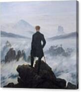Wanderer Above The Sea Of Fog Canvas Print