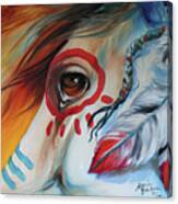 War Horse Spirit Eye Canvas Print