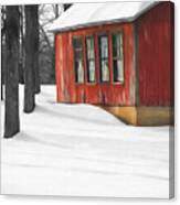 Warmth In The Cold Canvas Print