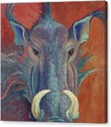 Warthog Defiance Canvas Print