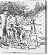 Washington As Surveyor Canvas Print
