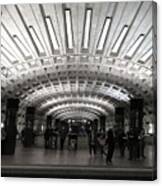 Washington Dc Metro Metro Center Stop Canvas Print