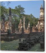 Wat Chedi Ched Thaeo Main Wihan And Main Chedi Dthst0130 Canvas Print
