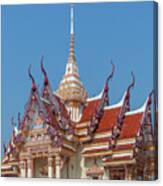 Wat Khiriwong Wihan Roof Dthns0067 Canvas Print