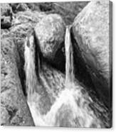 Water Fall On Mount Katadin Baxter State Park Maine Canvas Print