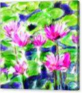 Water Lillies Ii Canvas Print