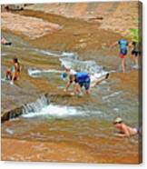 Water Play 3 Canvas Print