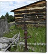 Water Pump Homestead Canvas Print