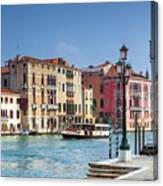 Water Taxi Grand Canal Venice Canvas Print
