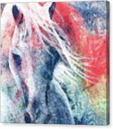 Watercolor Horse Canvas Print