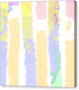 Watercolour Abstract Strips 2 Canvas Print
