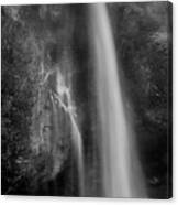 Waterfall 5830 B/w Canvas Print