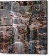 Waterfall In Acadia National Park Canvas Print