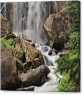 Waterfall In The Wilderness 2 Canvas Print