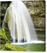 Waterfall Of The Sugar Loaf - Bugey - France Canvas Print