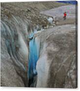Waterfall Root Glacier Canvas Print