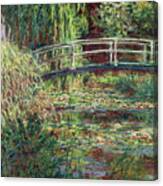 Waterlily Pond Pink Harmony 1900 Canvas Print