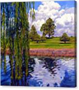 Weeping Willow - Brush Colorado Canvas Print