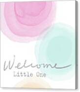 Welcome Little One- Art By Linda Woods Canvas Print
