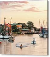 Welcome To Shem Creek Canvas Print