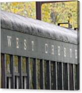 West Chester Railroad - Passenger Car Canvas Print