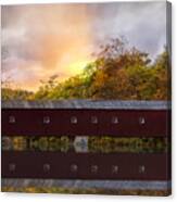 West Cornwall Covered Bridge Canvas Print