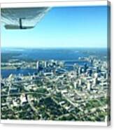 What A Perfect Day To Fly Out Of Sunny Canvas Print