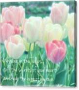 Whispering Tulips Canvas Print