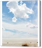 White Sands Cloud Formation Canvas Print