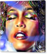 Whitney Houston Painted Portrait Painting By Daniel Janda