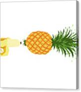 Who Shot The Pineapple Canvas Print