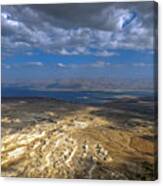 Wide View From Masada Canvas Print