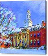 Wilbur Library  Uconn Canvas Print