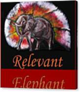 Wild Elephant Canvas Print