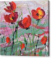 Wild Poppies - 1 Canvas Print