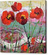Wild Poppies - 3 Canvas Print