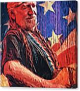 Willie Nelson Canvas Print