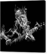 Willie - Up In Smoke Canvas Print