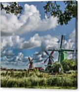 Windmills Of Holland Canvas Print