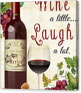 Wine And Laugh-jp3566 Canvas Print
