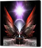 Wings Of Anthropolis Hc Fractal Composition Canvas Print